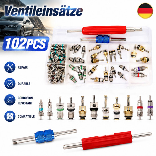 102pcs inserto valvola - valvola, auto